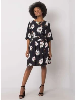 Šaty LK SK 507547.16P čiernobielo