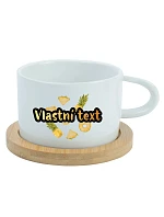 Personalizovaný keramický hrnček „MAKRONKA“ s letným ovocím Personalizovaný keramický hrnček „MAKRONKA“ s letným ovocím