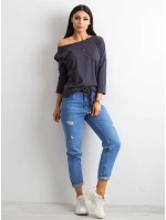 Blúzka RV BZ 4691.40P grafitová