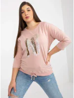 Blúzka RV BZ 8182.03X svetlo ružová