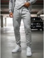 FashionStreet šedé pánske tepláky UX2623 FashionStreet šedé pánske tepláky UX2623