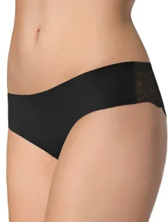 Dámske nohavičky Tanga black - JULIMEX