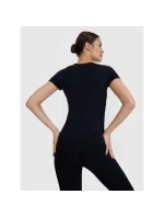 Dámske rýchloschnúce tričko na jogu a pilates 4F 4FWSS25TFTSF1270-20S