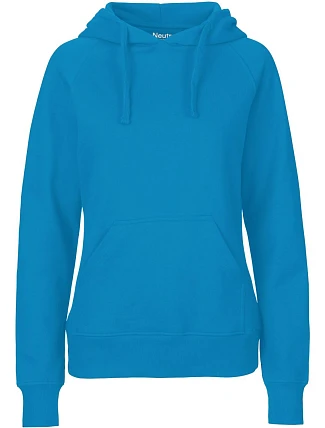 Neutral O 83101 Dámska mikina s kapucňou z bio bavlny 77.8311 sapphire Neutral O 83101 Dámska mikina s kapucňou z bio bavlny 77.8311 sapphire