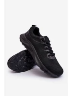 Klasyczne Męskie Sportowe Buty Sznurowane Czarne Jasper