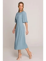 Dámske šaty S399 Svetlomodrá - Stylove