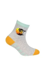 Chlapčenské vzorované ponožky Wola U24.P01;W24.P01 21-26 Chlapčenské vzorované ponožky Wola U24.P01;W24.P01 21-26