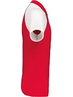 Kariban K 226 Baseballové polo tričko z piké 20.K226 červená/svetlošedá/biela Kariban K 226 Baseballové polo tričko z piké 20.K226 červená/svetlošedá/biela