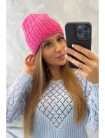 Dámska čiapka Rebeka K345 pink neon