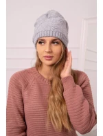Dámska čiapka Lorena K377 svetlo šedá