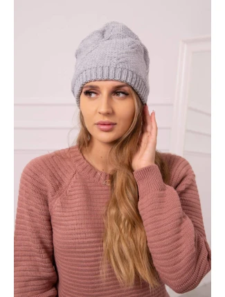 Dámska čiapka Lorena K377 svetlo šedá