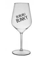 BUBUBUBLINKY - priehľadný nerozbitný pohár na víno 470 ml