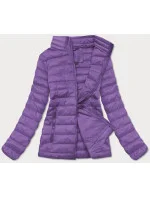 Ľahká fialová dámska prešívaná bunda (20311-35) Ľahká fialová dámska prešívaná bunda (20311-35)