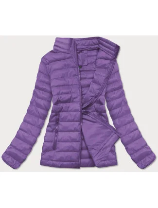 Ľahká fialová dámska prešívaná bunda (20311-35) Ľahká fialová dámska prešívaná bunda (20311-35)