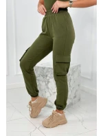 Set 3 v 1 mikina + top + nohavice khaki