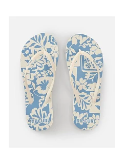 Dámske šľapky RIP CURL Mixed Bloom Open Toe, modré
