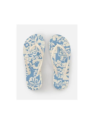 Dámske šľapky RIP CURL Mixed Bloom Open Toe, modré