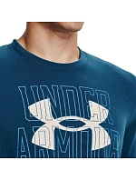 Pánske tričko UA Rival Terry Logo Crew M 1370391 458 - Under Armour