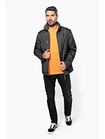 Kariban K 639 2-v-1 bunda s odnímateľnými rukávmi 20.K639 čierna/oranžová/čierna Kariban K 639 2-v-1 bunda s odnímateľnými rukávmi 20.K639 čierna/oranžová/čierna