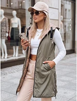 ONADE FashionStreet dámska obojstranná ťavia vesta TY3726 ONADE FashionStreet dámska obojstranná ťavia vesta TY3726