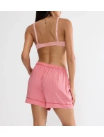 Amourette Jacquard Boyfriend Short - RED - TRIUMPH RED - TRIUMPH Amourette Jacquard Boyfriend Short - RED - TRIUMPH RED - TRIUMPH
