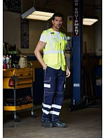 Yoko HVW 820 Hi-Vis sieťovaná bezpečnostná vesta 79.W820 červená/výstražne žltá Yoko HVW 820 Hi-Vis sieťovaná bezpečnostná vesta 79.W820 červená/výstražne žltá