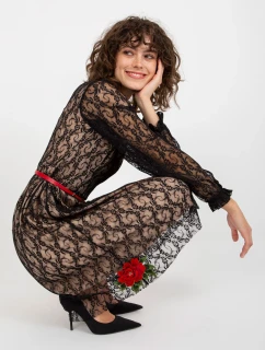 LK SK 507018 šaty.60P čierna