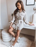 Džínsové šaty RAFAELA béžové FashionStreet EY2227 Džínsové šaty RAFAELA béžové FashionStreet EY2227