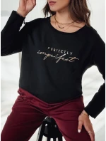 Dámska blúzka VIVILINES oversize s potlačou čierna FashionStreet RY2692 Dámska blúzka VIVILINES oversize s potlačou čierna FashionStreet RY2692