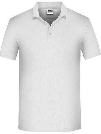Daiber JN 874 Pánske pracovné polo z bio piqué 02.0874 biele