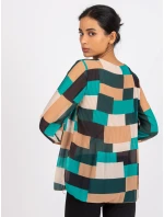 Blúzka DHJ BZ 8643.38P tmavozelená