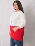 Mikina RV BL 6845.51P biela a červená