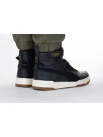 Pánske juniorské členkové topánky Rbd Game Wtr W 387604 02 Black and White - Puma