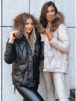 Dámska zimná bunda SNOW black FashionStreet TY3818 Dámska zimná bunda SNOW black FashionStreet TY3818