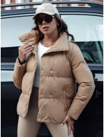 Dámska prešívaná zimná bunda LARO béžová FashionStreet TY4582
