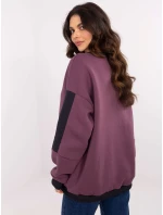 Mikina EM BL 983.10X tmavo fialová