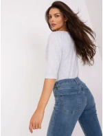 Blúzka EM BZ HS 21 90.02 svetlo šedá