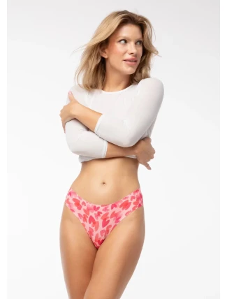 Dámske brazilky Love Vibes Simple Brasil Pink Mix - Julimex