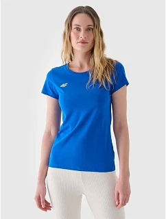 Dámske hladké tričko slim 4F NOSH4TSD001B-36S