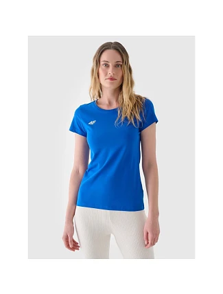 Dámske hladké tričko slim 4F NOSH4TSD001B-36S Dámske hladké tričko slim 4F NOSH4TSD001B-36S