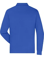 Daiber JN 1842 Pánske pracovné polo s dlhým rukávom z piké 02.1842 kráľovská modrá Daiber JN 1842 Pánske pracovné polo s dlhým rukávom z piké 02.1842 kráľovská modrá