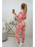 Sada s potlačou pištole marhuľová