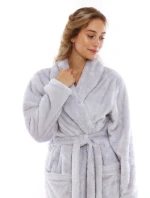 Dámsky župan LIlly extra 2120 light grey - Vestis