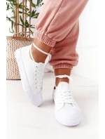 Damskie Klasyczne Trampki Białe Omerta