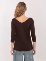 Blúzka RV BZ A1190.16 tmavohnedá