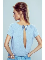Blúzka Ilza Melange - Svetlosivá - Eldar
