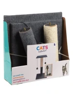 ŠKRABACÍ STROM PRE MAČKY 59CM 2 LOPTIČKY
