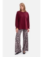 B302 Pletené nohavice s potlačou - model 1