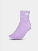 Dievčenské ponožky nad členky (3 balenia) 4F - viacfarebné