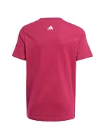 Detské tričko adidas Codes Collegiate Graphic Tee pink KA9764 Detské tričko adidas Codes Collegiate Graphic Tee pink KA9764